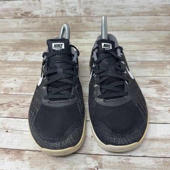 Nike Metcon 3 849807-001 Black Mesh Active Trail Running Shoes Women's Size 7 - Picture 2 of 8